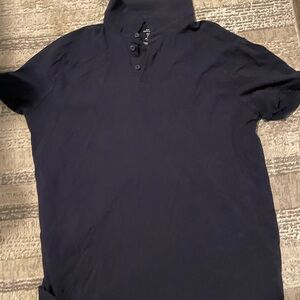 H&M Dark Blue Polo Shirt